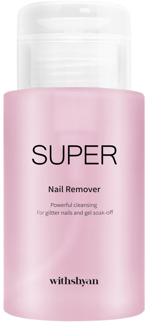 위드샨 대용량 펌프형 슈퍼 네일 리무버, 200ml, 1개