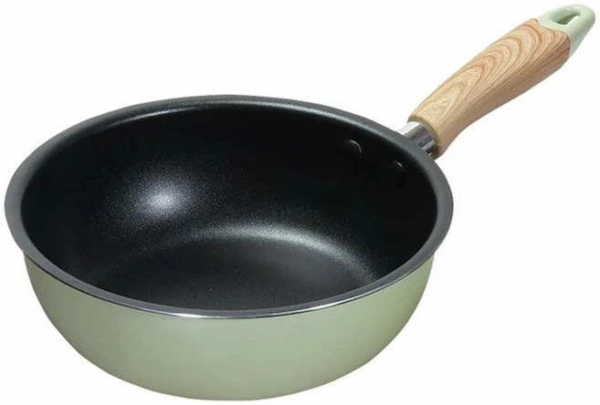 PEARL LIFE 珍珠金屬 自然料理煎鍋 IH適用 綠色 氟塗層 HB-6664, 26cm, 1個