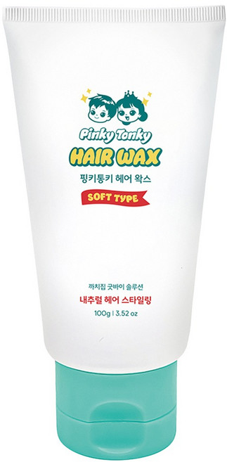Pinky Tonky 兒童髮蠟柔軟型, 100ml, 1條