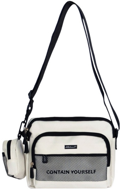 쥬벨로 남녀공용 라트리스 크로스백