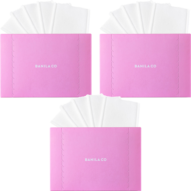 바닐라코 멀티 5겹 화장솜, 80매입, 3개