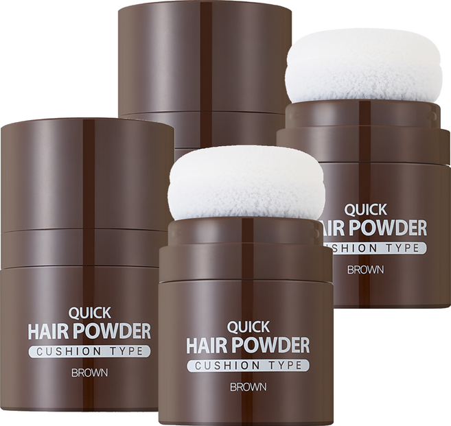 리르 퀵 헤어 파우더 7g, 브라운, 2개