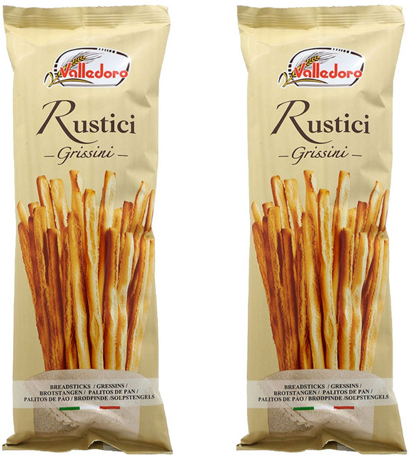 발레도로 그리시니 루스티치 막대과자, 100g, 2개