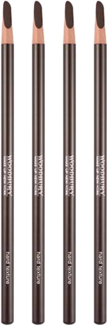 우드버리 하드텍스처 아이브로우 펜슬 4g, Timber Wolf, 4개