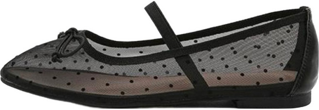 사뿐 여성용 클로이 메쉬 메리제인 플랫슈즈 1cm