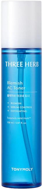 TONYMOLY THREE HERB 草本淨荳護膚乳液, 150ml, 1瓶