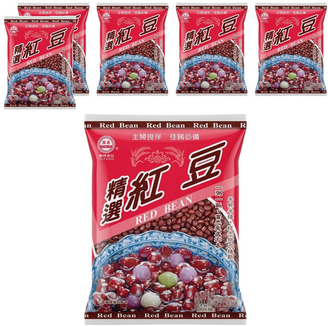 義峰食品 紅豆, 350g, 6包