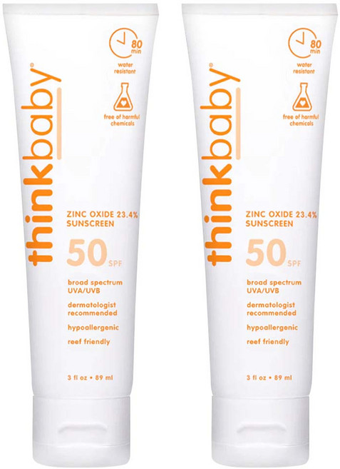 thinkbaby 純物理防曬霜 幼兒款, 89ml, 2個