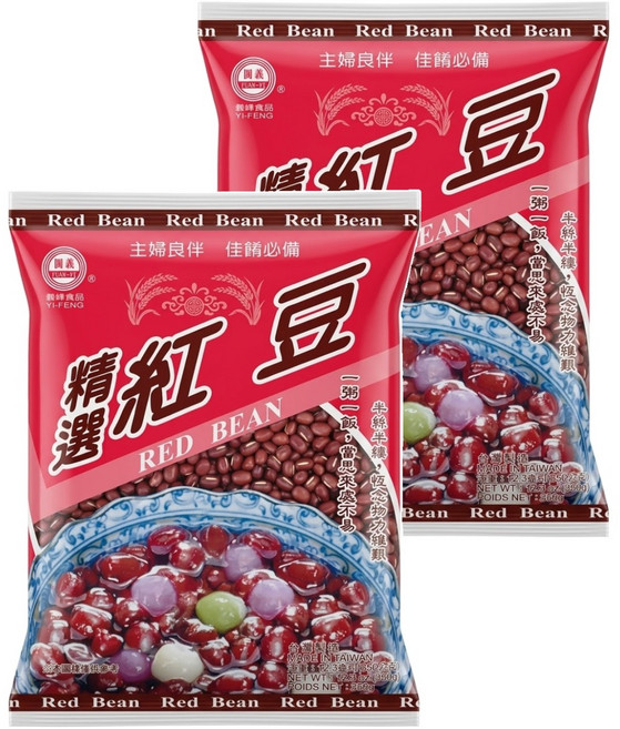 義峰食品 紅豆, 350g, 2包