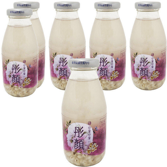 谷溜谷溜養生飲品 彤顏 養顏薏仁飲, 295ml, 6瓶