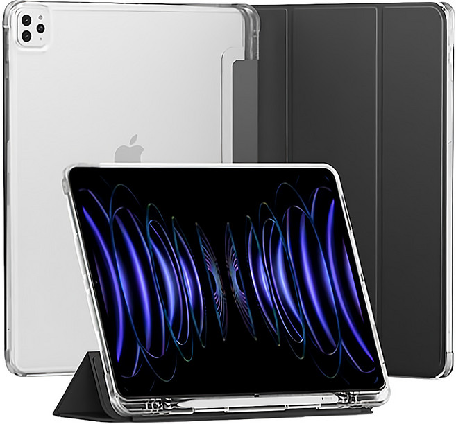 SINJIMORU Apple Pencil iPad保護套, 黑色, 1個