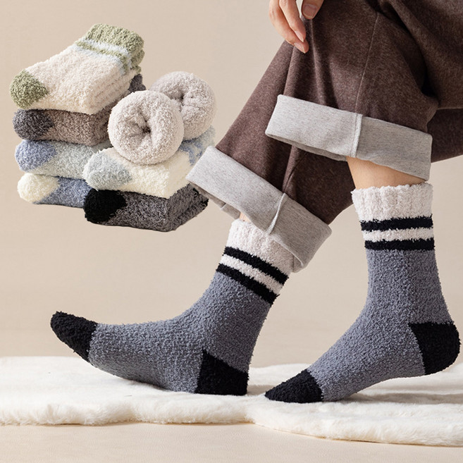 Wodemi 簡約舒適睡眠襪7雙組 C1004