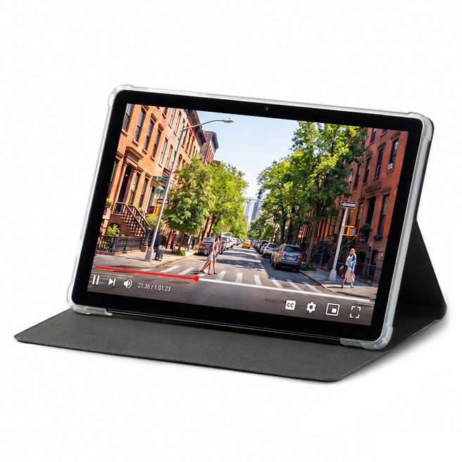 미라클엠 미라클탭 10.1 태블릿 PC + 케이스 + 필름, 그레이, 64GB, Wi-Fi