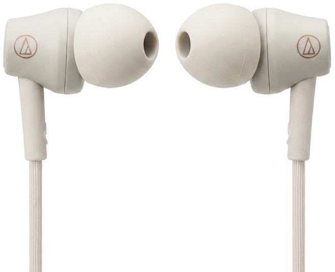 audio-technica 鐵三角 耳塞式耳機 原廠保固, ATH-CK350X, 米色