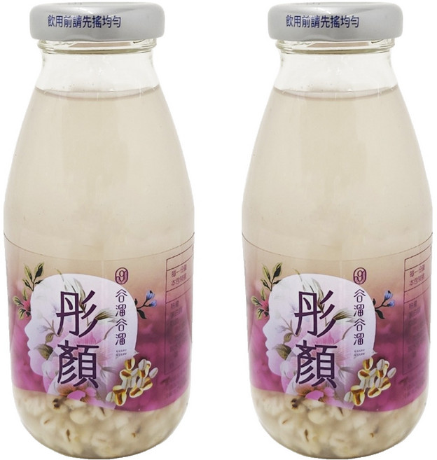 谷溜谷溜養生飲品 彤顏 養顏薏仁飲, 295ml, 2瓶