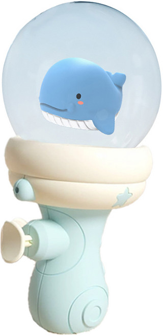 별님토이즈 반짝반짝 LED 큐티 피규어 mini 워터건, 고래, 1개