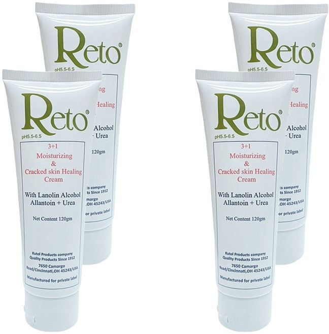 Reto 3+1填補保濕 乾燥龜裂深層修護霜, 120g, 4條