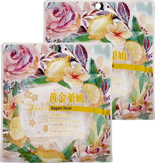鳳凰食堂 黃金萊姆片, 50g, 2包