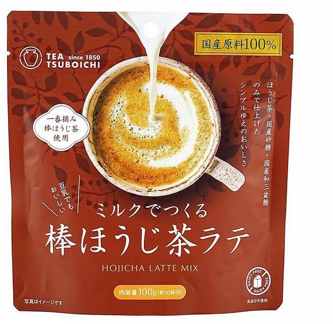 TEA TSUBOICHI 焙茶沖泡粉(拿鐵用), 1包, 1包, 100g