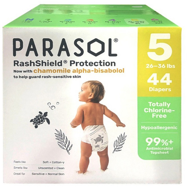 PARASOL Clear + Dry 新科技水凝尿布 5號, XL, 44片
