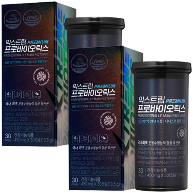 익스트림 프로바이오틱스 유산균, 30정, 2개