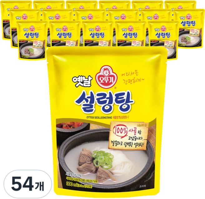 오뚜기 옛날 설렁탕, 300g, 54개