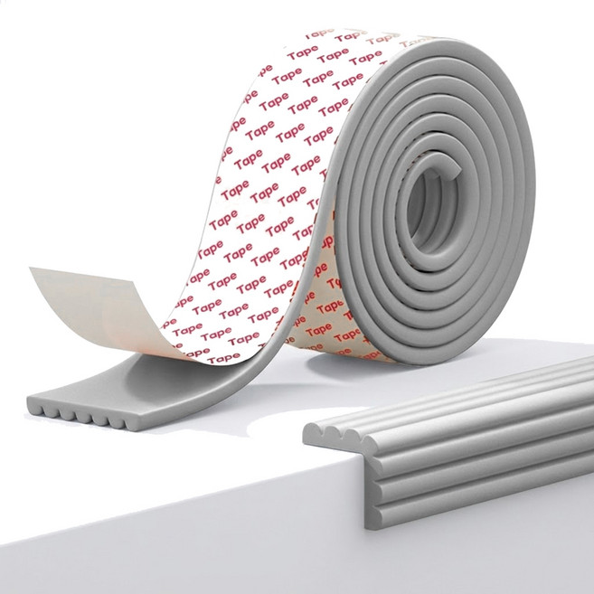 르메이어 유아용 W형 풀접착 모서리 보호대, 그레이, 1개