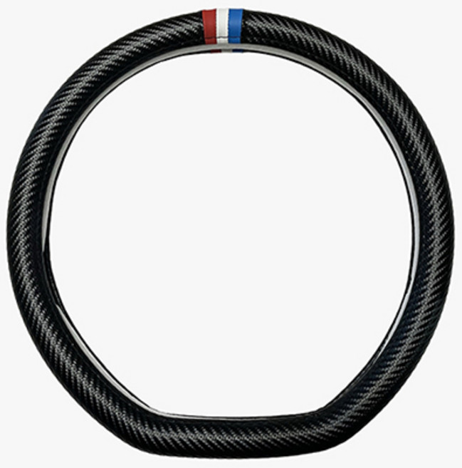 에이비씨파츠 프랑스 무늬 D컷 카본 핸들커버, 혼합색상