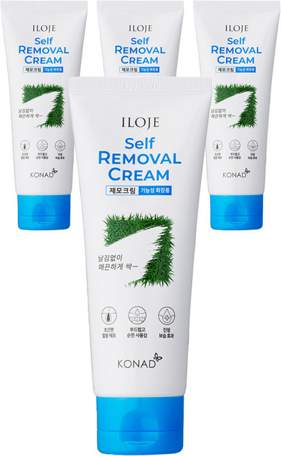 아이로제 셀프 제모 크림, 100ml, 4개