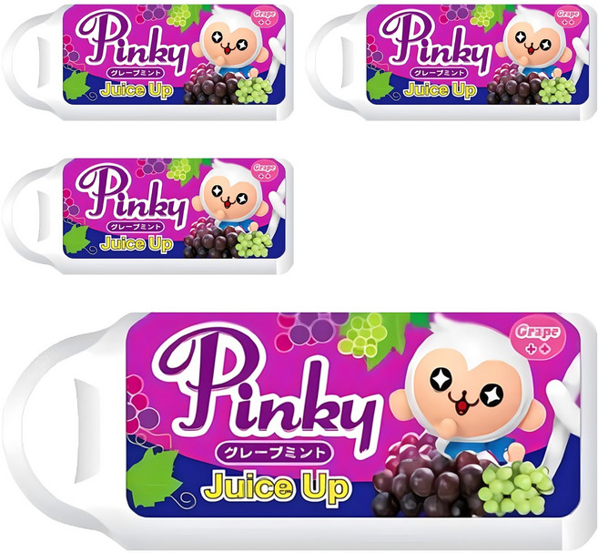 Pinky 薄荷糖 葡萄, 7g, 4個