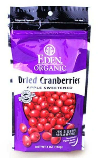 에덴오가닉 유기농 말린크랜베리, 113g, 1개 - 쿠팡