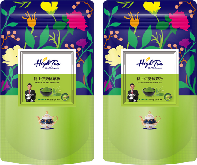 High Tea 伂橙 特上伊勢抹茶粉, 60g, 1入, 2袋
