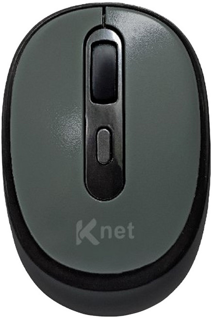 KTnet 廣鐸 RB100 無線藍牙光學滑鼠 V5.1 10米遠距接收 DPI隨時調整, 黑鐵灰