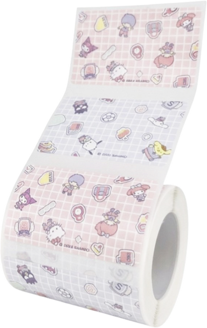 NIIMBOT 三麗鷗學院防水貼紙/熱感應紙 適用B21S/B1 校園時光 230片, 1個