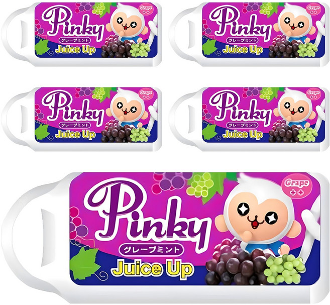 Pinky 薄荷糖 葡萄, 7g, 5個