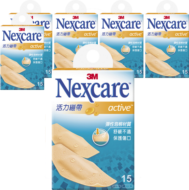 3M Nexcare 活力繃帶 A515, 15片, 6盒