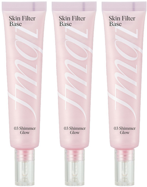 fmgt 스킨 필터 베이스 CC크림, 03쉬머글로우, 35ml, 3개