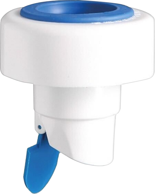 通用型排水管密封塞 水槽 下水道防臭 防溢水 防蚊蟲 防蟑 自動排水 自動開合 洗衣機排水, 白色