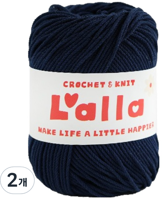 앵콜스 랄라 뜨개실, 11 블랙, 2개