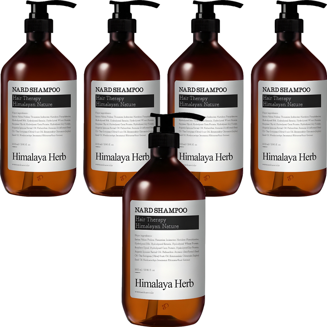 나드 샴푸 시그니처, 1L, 5개