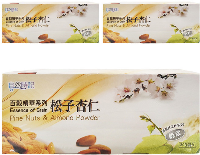 Nature Time 自然時記 百穀精華之松子杏仁, 750g, 3盒