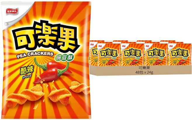 可樂果 酷辣口味, 24g, 48包