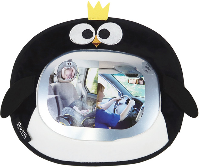 오가닉팩토리 차량용 카시트 후방거울, 펭귄, 1개