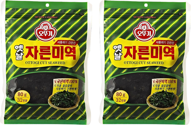 OTOKI 不倒翁 韓式傳統海帶芽, 80g, 2個
