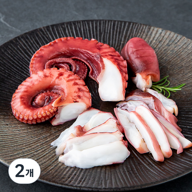 살맛나요 렌지로 간편하게 먹는 데친 문어, 250g, 2개