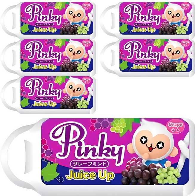 Pinky 薄荷糖 葡萄, 7g, 6個