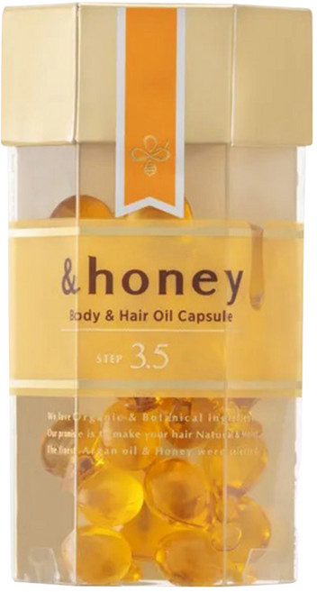 &honey 蜂蜜身體&護髮精油膠囊3.5 21個, 100g, 1盒