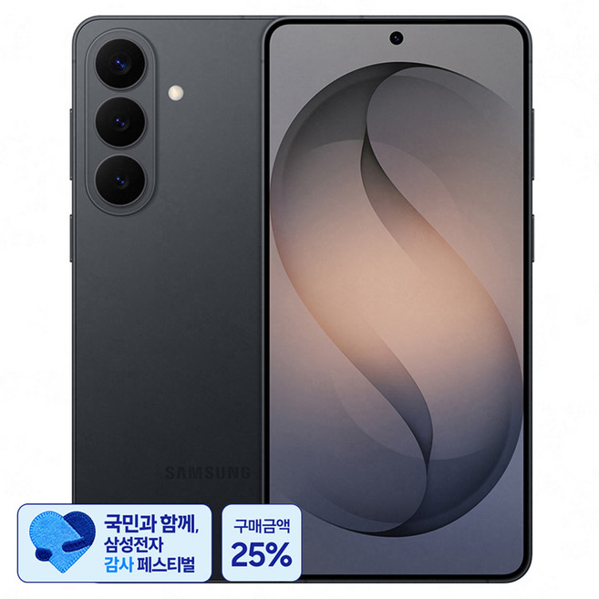 [삼성 감사 페스티벌] 삼성전자 갤럭시 S26 Plus 자급제 SM-S947N, 블랙, 512GB