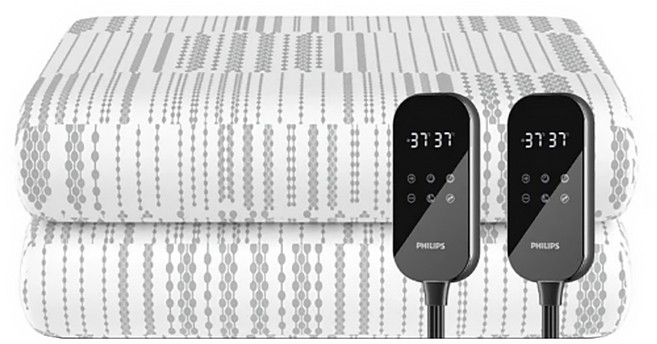 PHILIPS 飛利浦 雙人雙控恆溫定時電熱毯 AHR3142ED, 180 x 150cm
