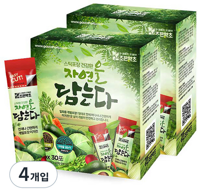 굿허브 조은약초 자연을 담는다 스틱형 삼채환, 4개, 90g